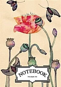 Notebook: Watercolor Flowers Vol.2: Notebook Journal Diary, 120 Lined Pages, 7 X 10 (Paperback)