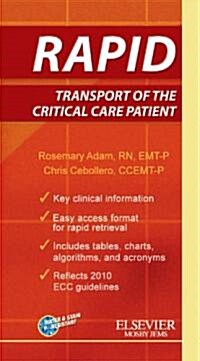Rapid Transport of the Critical Care Patient (Paperback, Spiral)