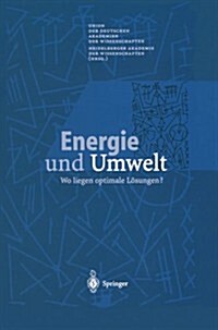 Energie Und Umwelt: Wo Liegen Optimale L?ungen? (Paperback, 2000)