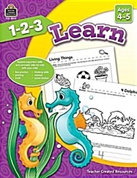 1-2-3 Learn Ages 4-5 (Paperback)