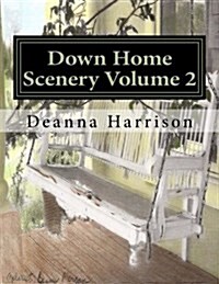 Down Home Scenery Volume 2: Grayscale Adult Coloring Book (Paperback)