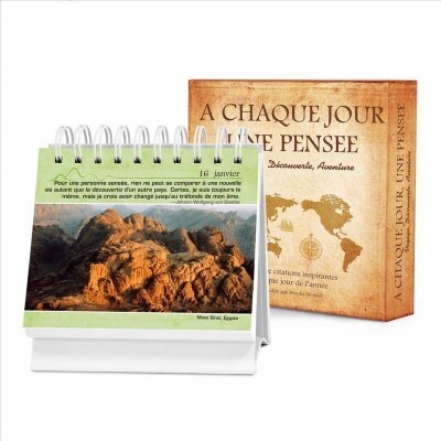 A Chaque Jour, Une Pensee Voyage, Decouverte, Aventure: A 365 Day Perpetual Calendar (Spiral)