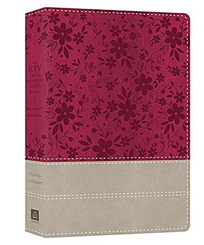 The KJV Cross Reference Study Bible Womens Edition Indexed [Floral Berry] (Imitation Leather)