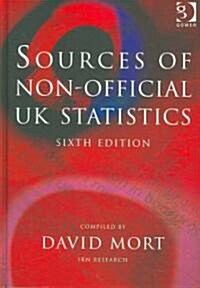 Sources of Non-official Uk Statistics (Hardcover)
