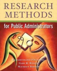 Research methods for public administrators 4th ed
