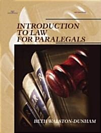 Introduction to Law for Paralegals (Paperback)