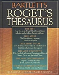 [중고] Bartlett‘s Roget‘s Thesaurus (Hardcover)