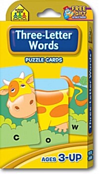 Three Letter Words-Puzzle Card (Paperback)