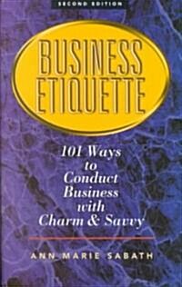 [중고] Business Etiquette (Paperback, 2nd)