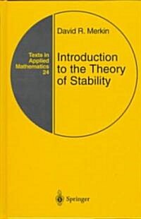 Introduction to the Theory of Stability (Hardcover)