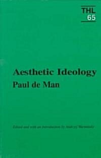 Aesthetic Ideology: Volume 65 (Paperback)