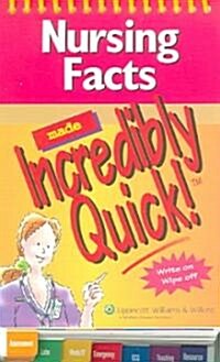 [중고] Nursing Facts Made Incredibly Quick (Paperback, Spiral)