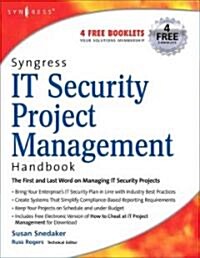 [중고] Syngress IT Security Project Management Handbook (Paperback)