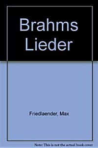 Brahms Lieder (Hardcover)