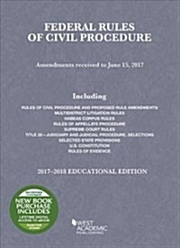 Federal Rules of Civil Procedure 2017-2018 (Paperback, New)