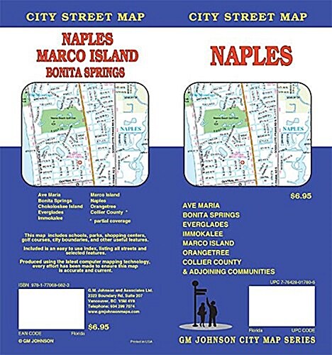 Gm Johnson City Street Map Naples (Map)