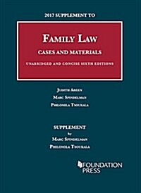 Family Law, Cases and Materials 2017 (Paperback, 6th, Concise, New)