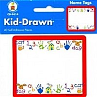 Kid-Drawn Name Tags (Novelty)