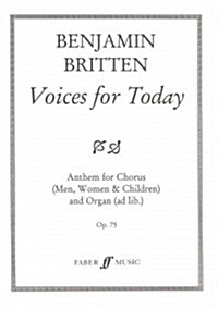 Voices for Today : SATB Accompanied (Paperback)