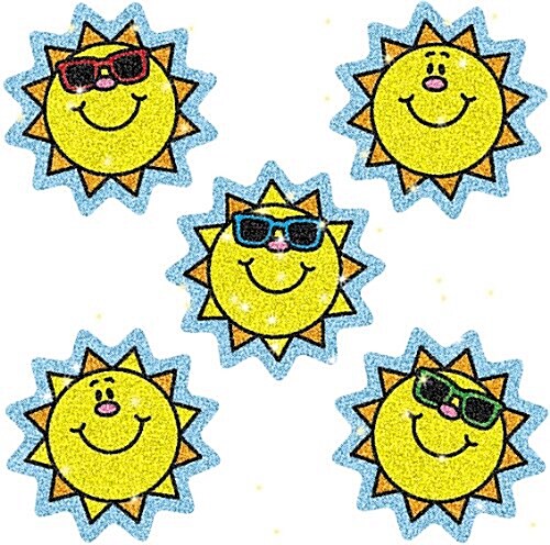 Suns Dazzle(tm) Stickers (Novelty)