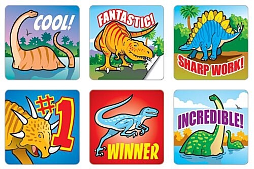 Dinosaurs Motivational Stickers (Novelty)