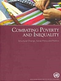 Combating Poverty and Inequality (Paperback, UK)
