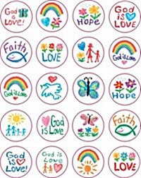 Faith Shape Stickers: Kid-Drawn (Novelty)
