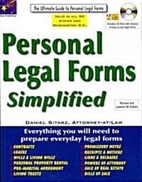 Personal Legal Forms Simplified (Paperback, CD-ROM, 5th)
