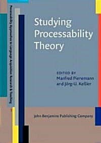 Studying Processability Theory (Paperback)