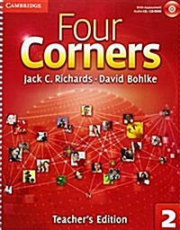 Four Corners Level 2 Teachers Edition with Assessment Audio CD/CD-ROM (Package)