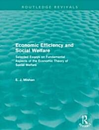 Economic Efficiency and Social Welfare (Routledge Revivals) : Selected Essays on Fundamental Aspects of the Economic Theory of Social Welfare (Paperback)