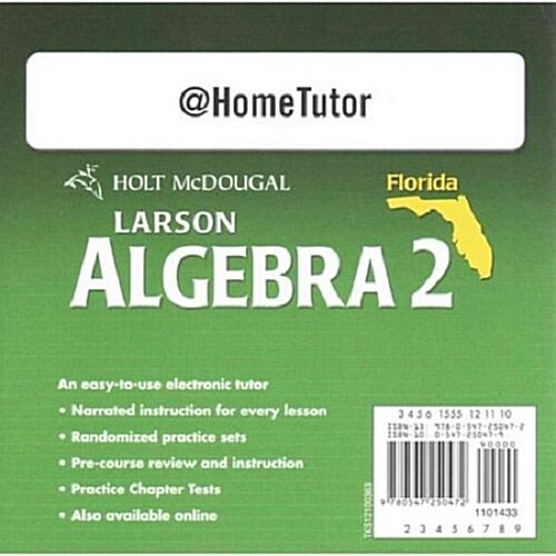 Algebra 2, Grades 9-12 at Home Tutor Cd-rom (CD-ROM, PCK)