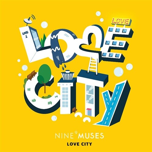 [중고] 나인뮤지스 - 미니앨범 리패키지 Muses Diarypart.3 : Love City