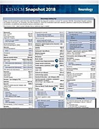 ICD-10-CM 2018 Snapshot Coding Card: Neurology (Other)