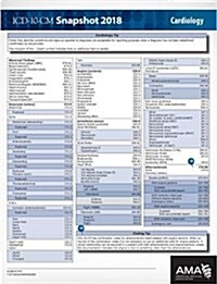 ICD-10-CM 2018 Snapshot Coding Card: Cardiology (Other)