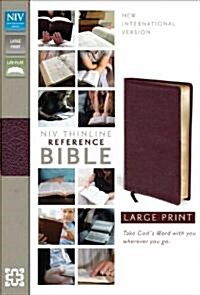 Thinline Reference Bible-NIV-Large Print (Bonded Leather)