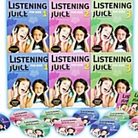 Listening Juice for Kids Pack (Student Book 3권 + Workbook 3권 + CD 3장)