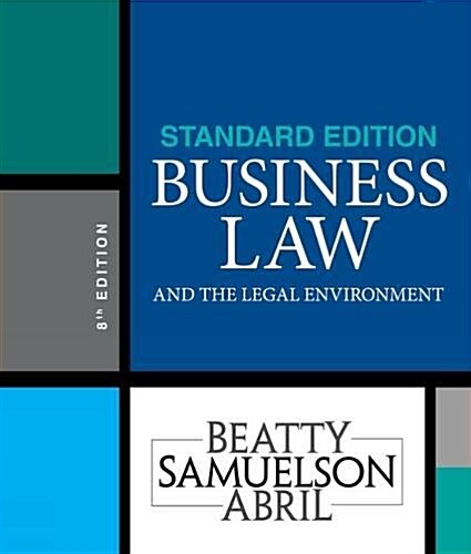 Business Law and the Legal Environment, Standard Edition (Hardcover, 8)