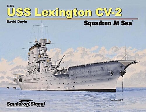 USS Lexington CV-2 Squadron at Sea (Paperback)