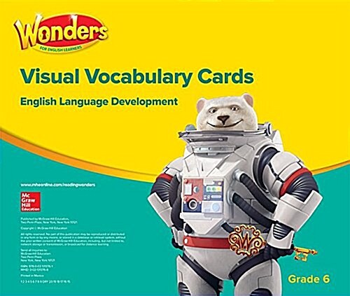 Wonders for English Learners G6 Visual Vocabulary Cards (Other)