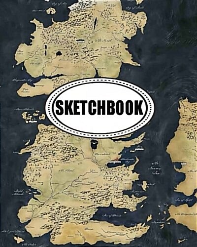 Sketchbook: Got Map: 120 Pages of 8 X 10 Blank Paper for Drawing, Doodling or Sketching (Sketchbook) (Paperback)