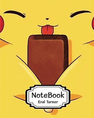 Notebook: Pika Icecream: Pocket Notebook Journal Diary, 120 Pages, 8 X 10 (Notebook Lined, Blank No Lined) (Paperback)