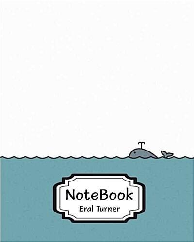 Notebook: Whale: Pocket Notebook Journal Diary, 120 Pages, 8 X 10 (Notebook Lined, Blank No Lined) (Paperback)