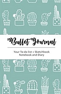 Cactus Bullet Journal: Cactus Dot Grid, 130 Dot Grid Pages, 5.5x8.5, High Productivity & Professional Notebook System (Vol2) (Paperback)