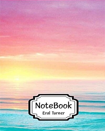 Notebook: Pastel Sea: Pocket Notebook Journal Diary, 120 Pages, 8 X 10 (Notebook Lined, Blank No Lined) (Paperback)