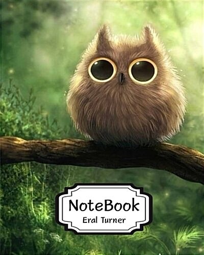 Notebook: Owl: Pocket Notebook Journal Diary, 120 Pages, 8 X 10 (Notebook Lined, Blank No Lined) (Paperback)