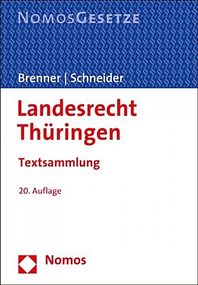 Landesrecht Thuringen: Textsammlung (Paperback, 20)