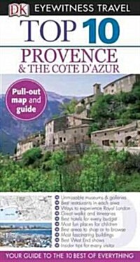 Eyewitness Travel Top 10 Provence & The Cote DAzur (Paperback, Map, RE)