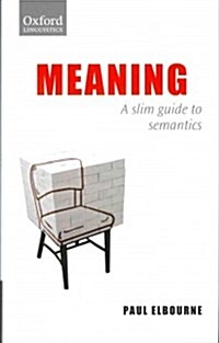 Meaning : A Slim Guide to Semantics (Hardcover)
