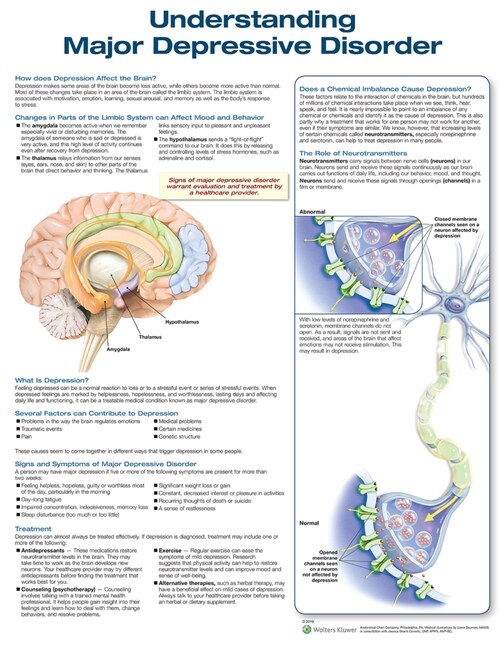 Understanding Depression (Poster, 3 Revised edition)